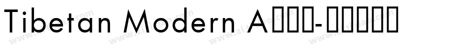Tibetan Modern A转换器字体转换